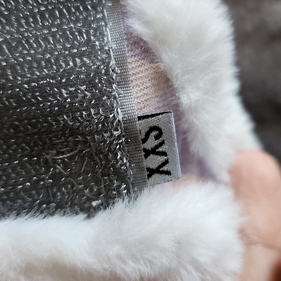 Soft furry XXS small female dog harness stylish purple pink - Picture 6 of 9